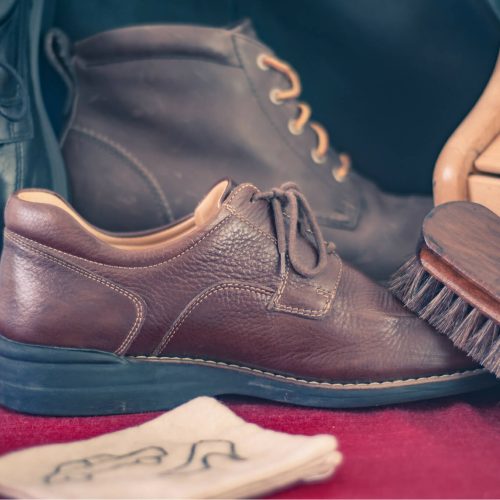 Leather care for shoes and boots