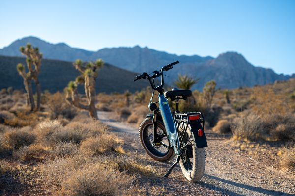 Riding the aima 2025 big sur ebike through red rock and blue diamond